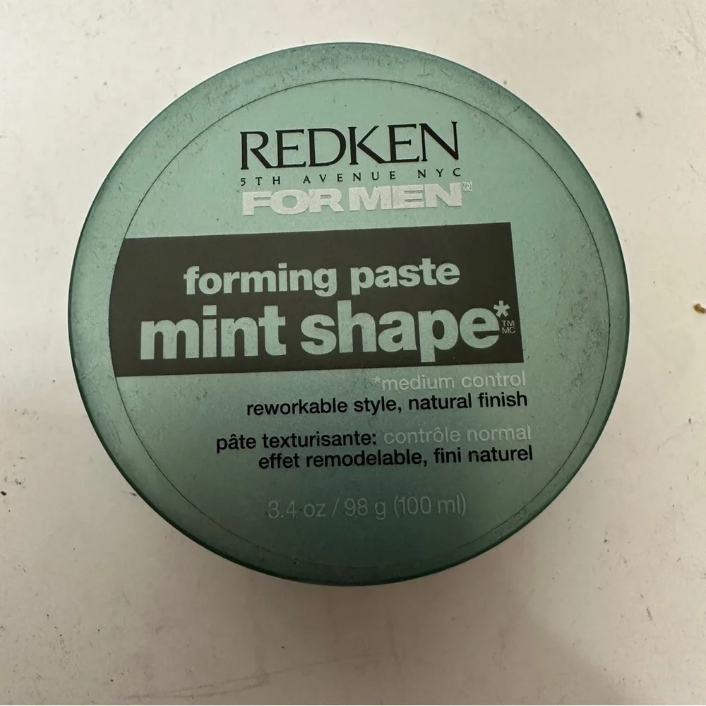 Redken for Men Forming Paste Mint Shape 3.4 OZ HTF