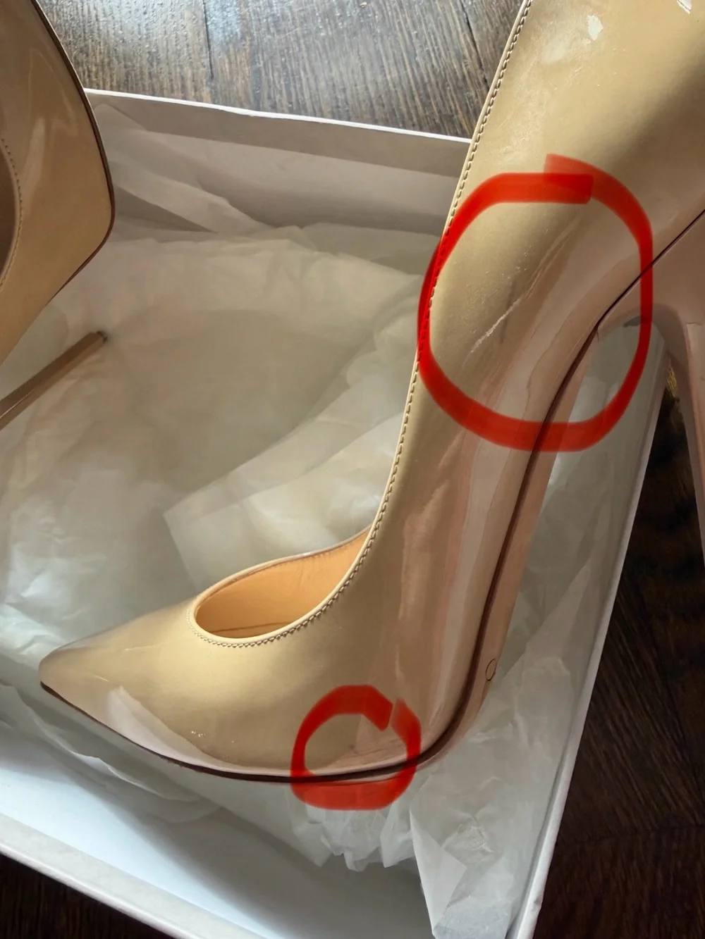 Jimmy Choo choo inside
