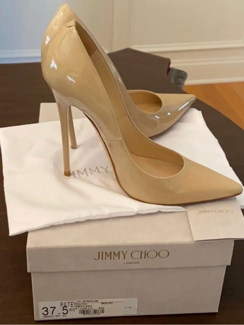 Jimmy Choo replaced includes arrived