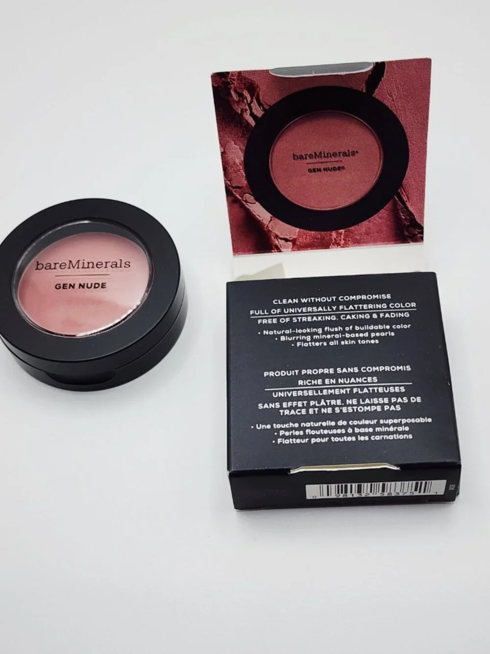 BareMinerals Gen Nude Powder Blush Call My Blush 0.21oz Full Size New In Box