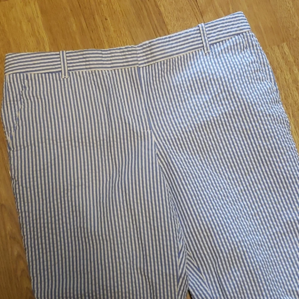 J. Crew blue white