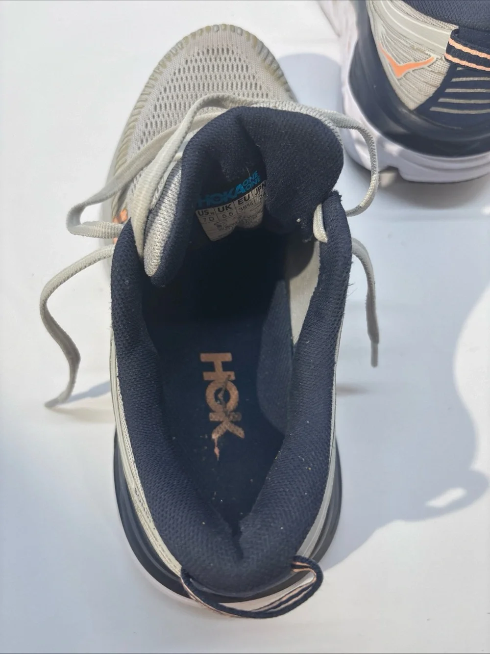 Hoka plush cushioned