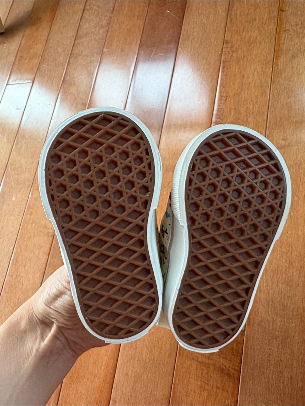 Vans cute cream