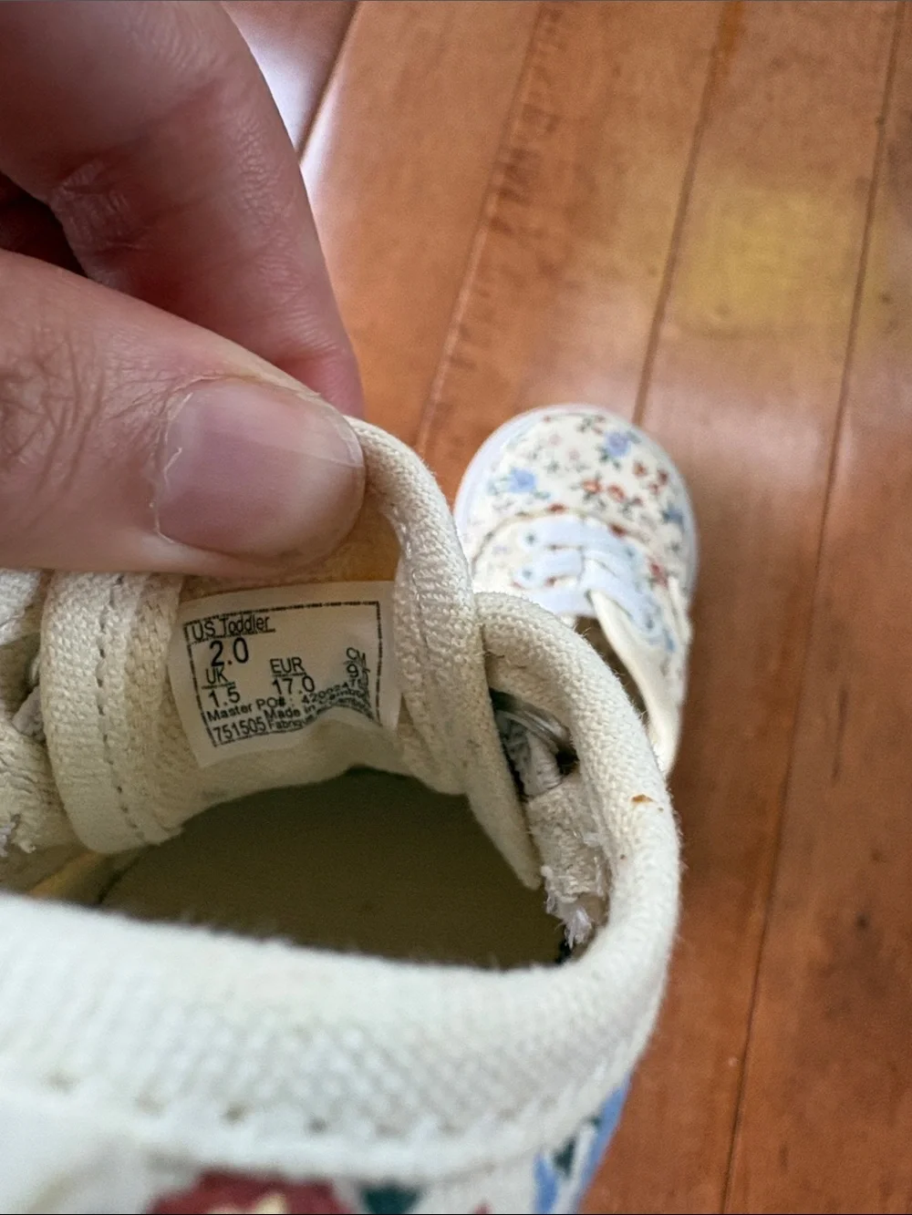 Vans cute cream