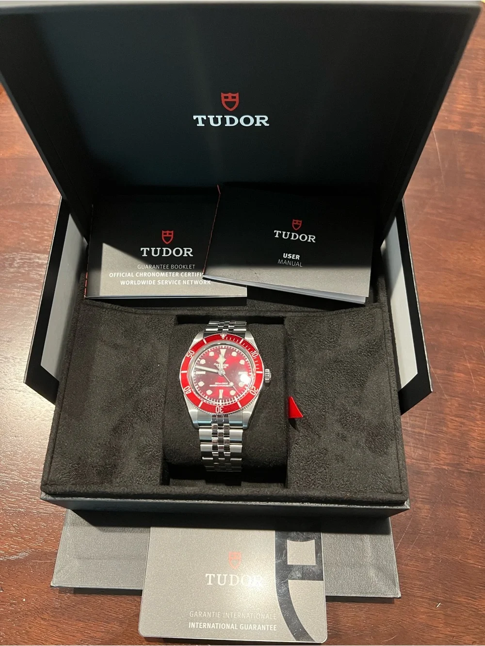 Tudor Burgundy Dial Black Bay 58