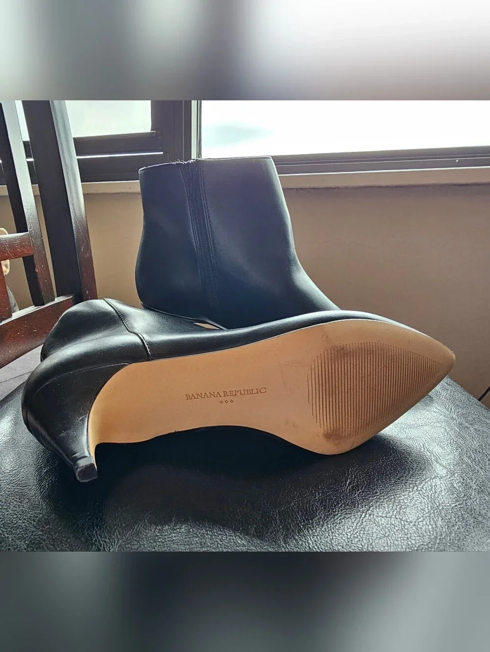Kitten Heel Bootie - Black - Banana Republic