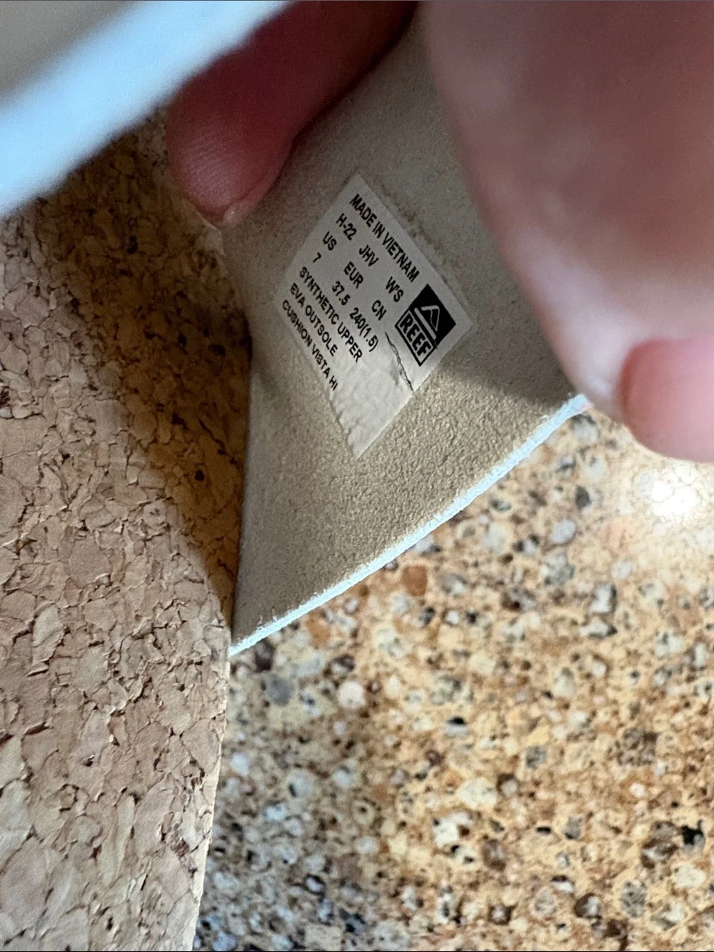 Reef slight use straps