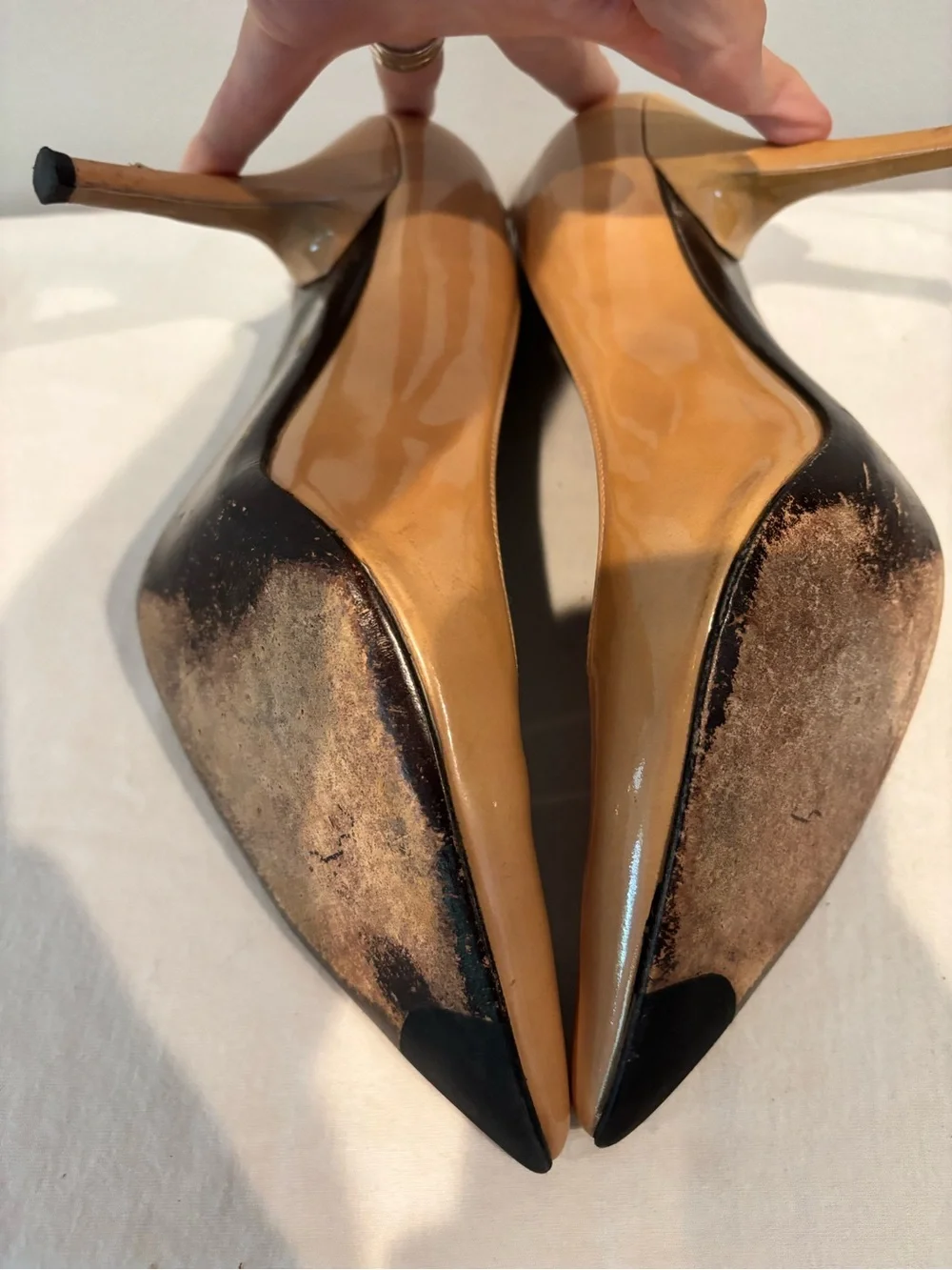 Stuart Weitzman sleek patent