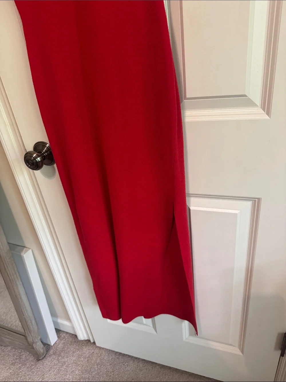 Abercrombie & Fitch streamlined red