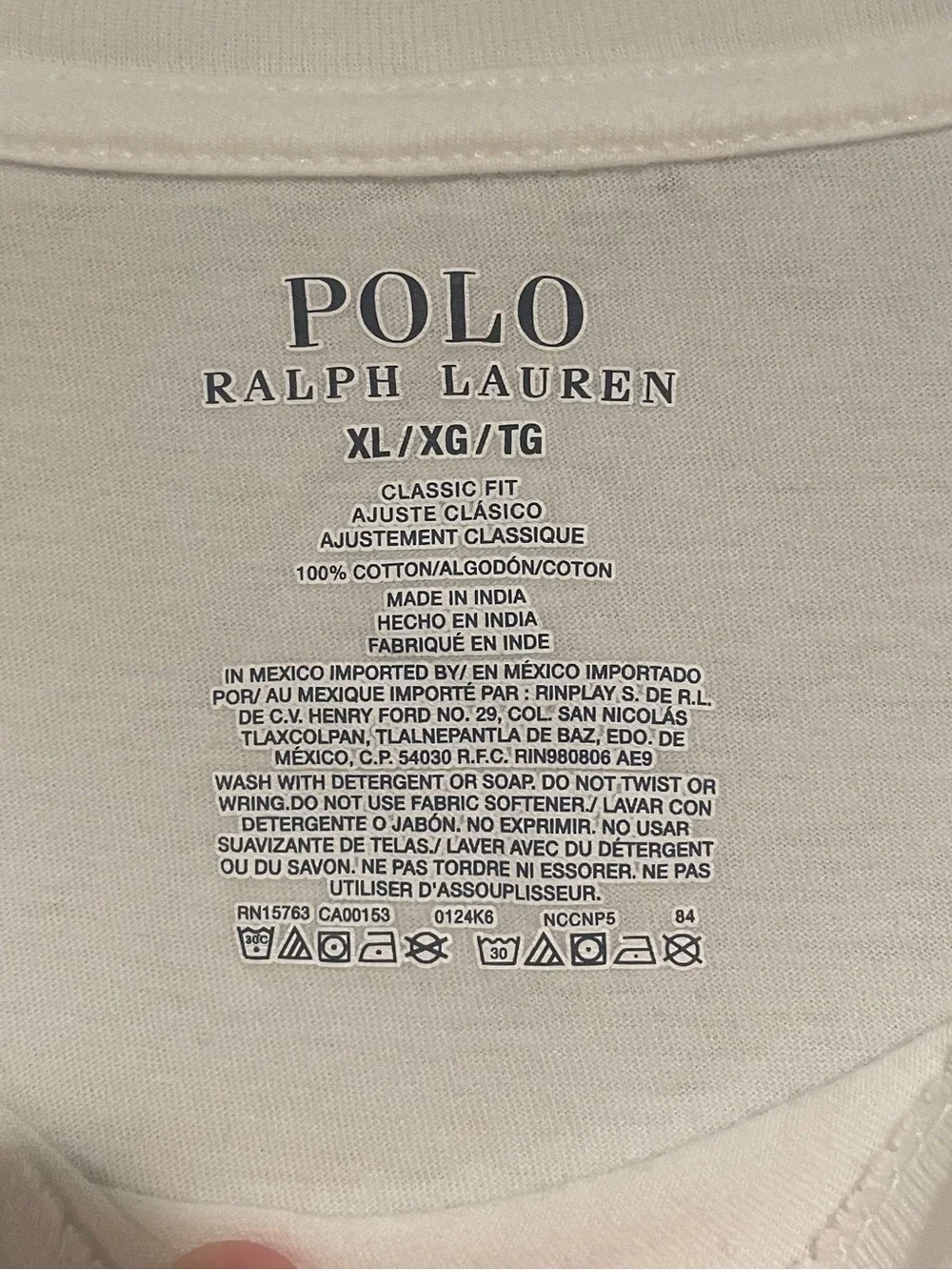 Polo Ralph Lauren classic white