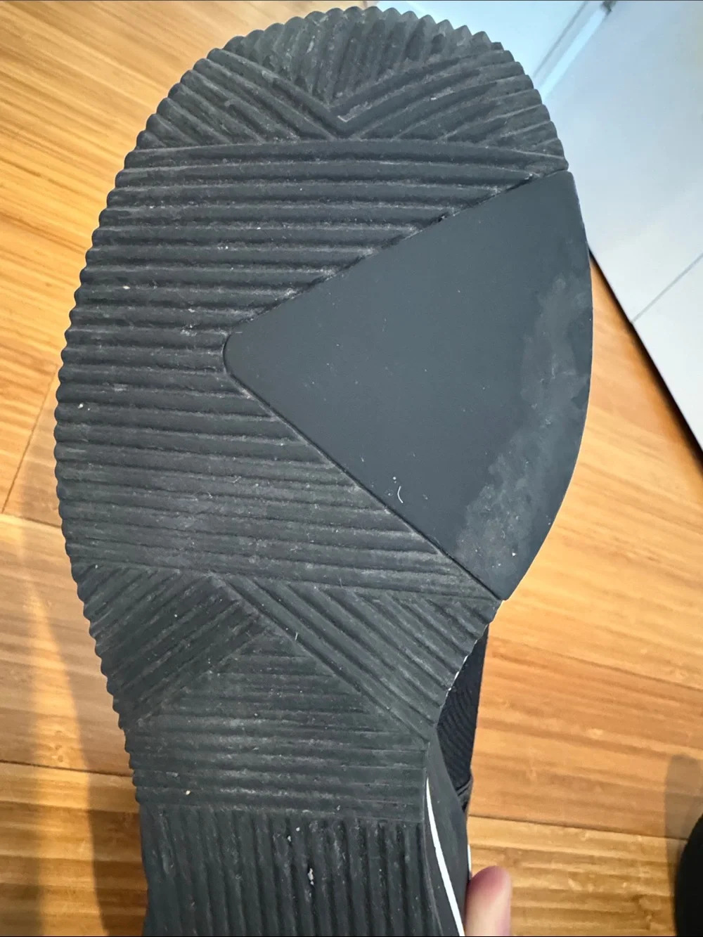 Michael Kors Black Knit Sock Sneakers with White Sole