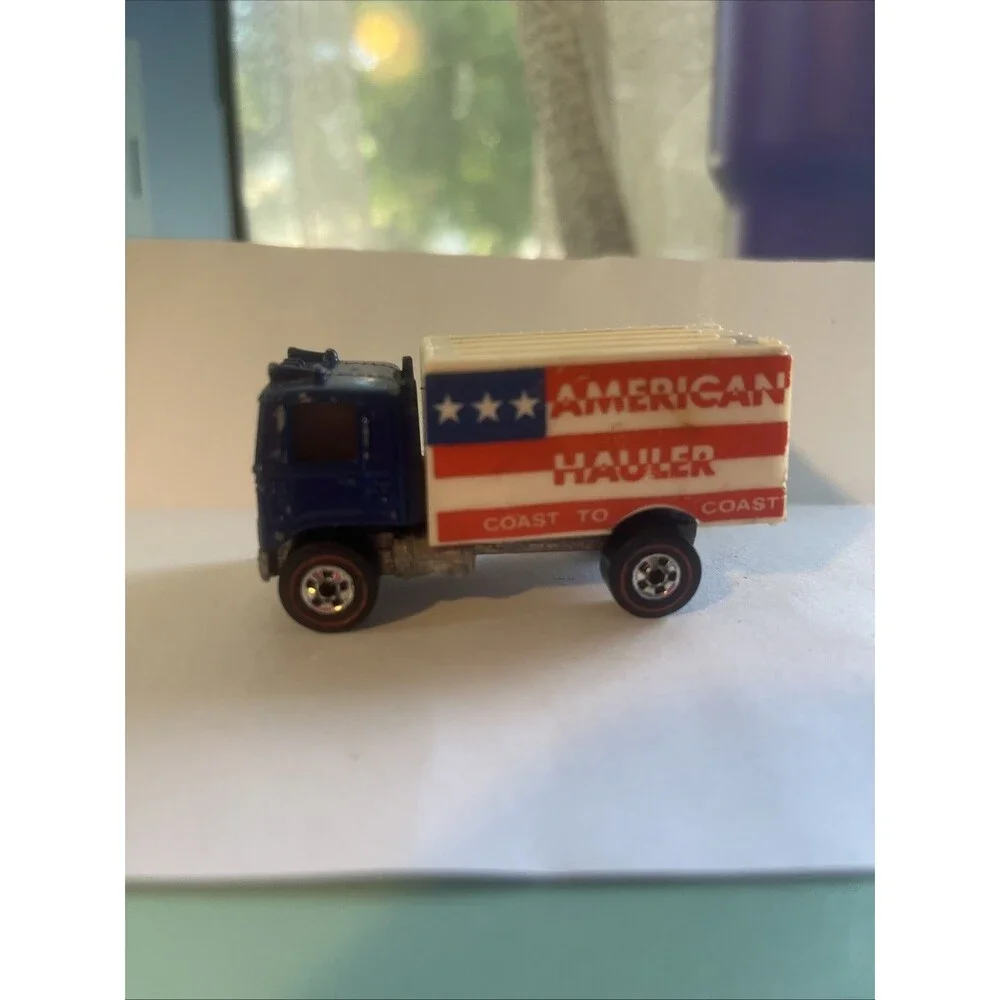 HOT WHEELS REDLINE AMERICAN HAULER VINTAGE 1973 HONG KONG  BOX TRUCK