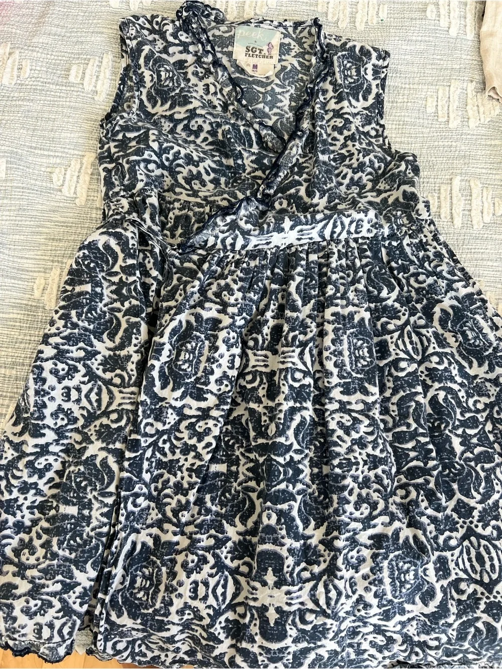Crewcuts navy sleeveless