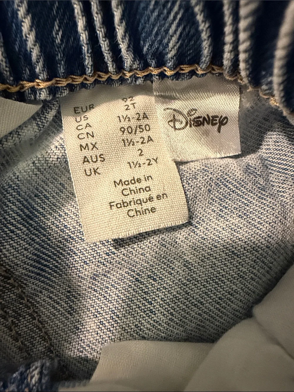 Disney jeans mickey