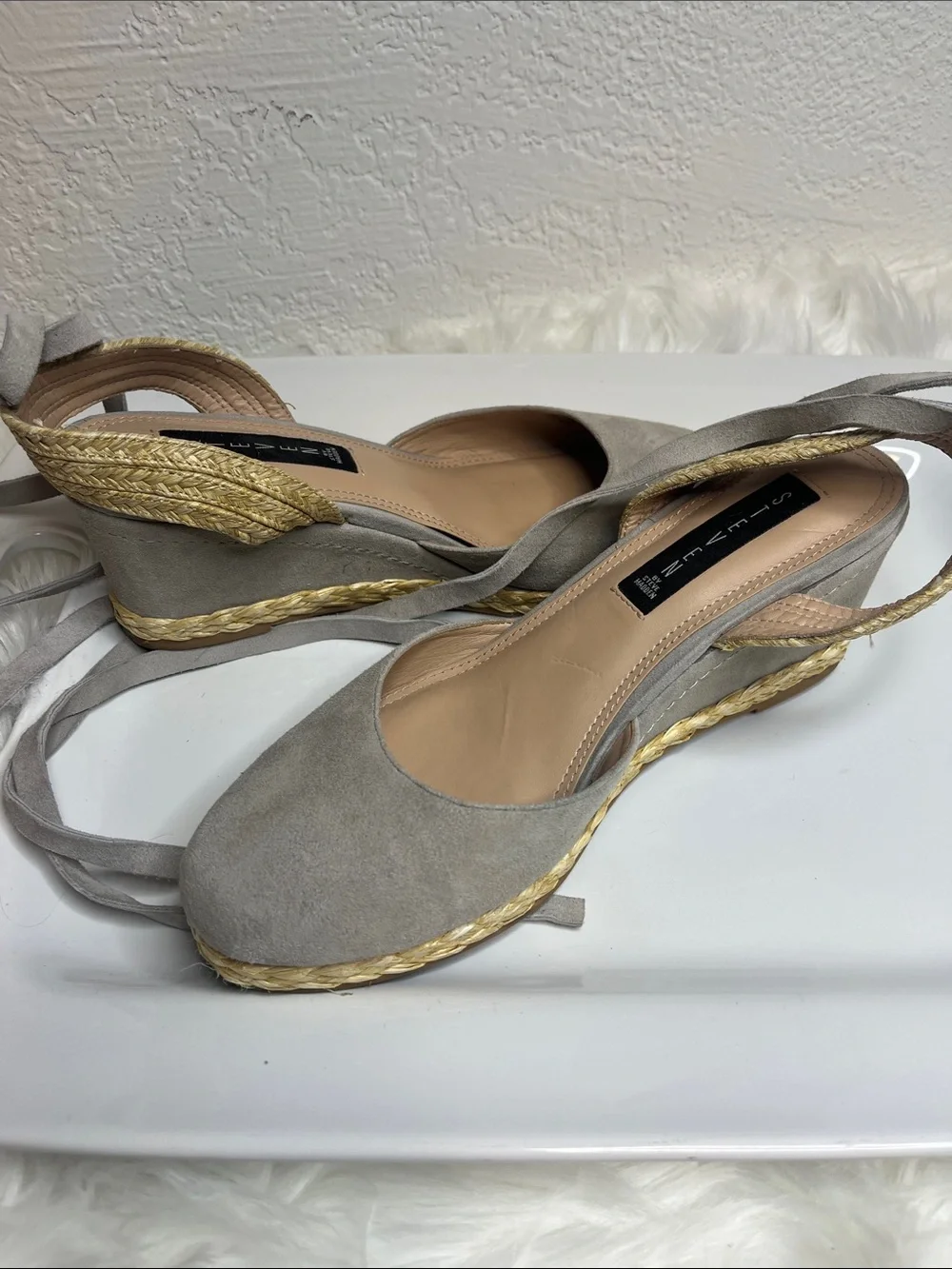 Steven By Steve Madden gray suede