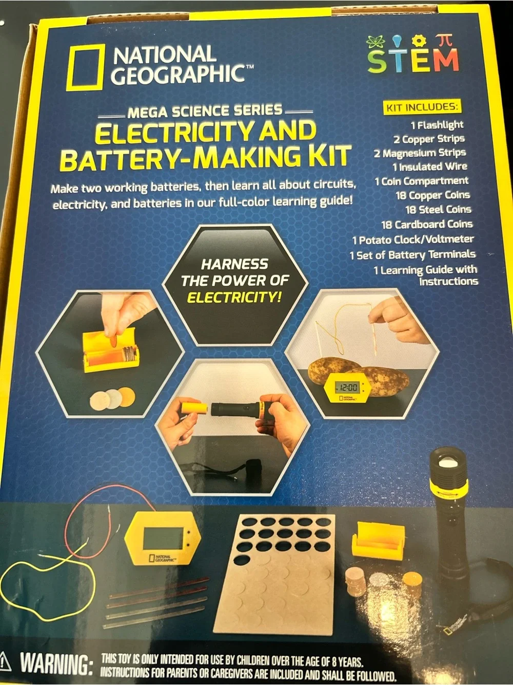 National Geographic flashlight yellow highlights