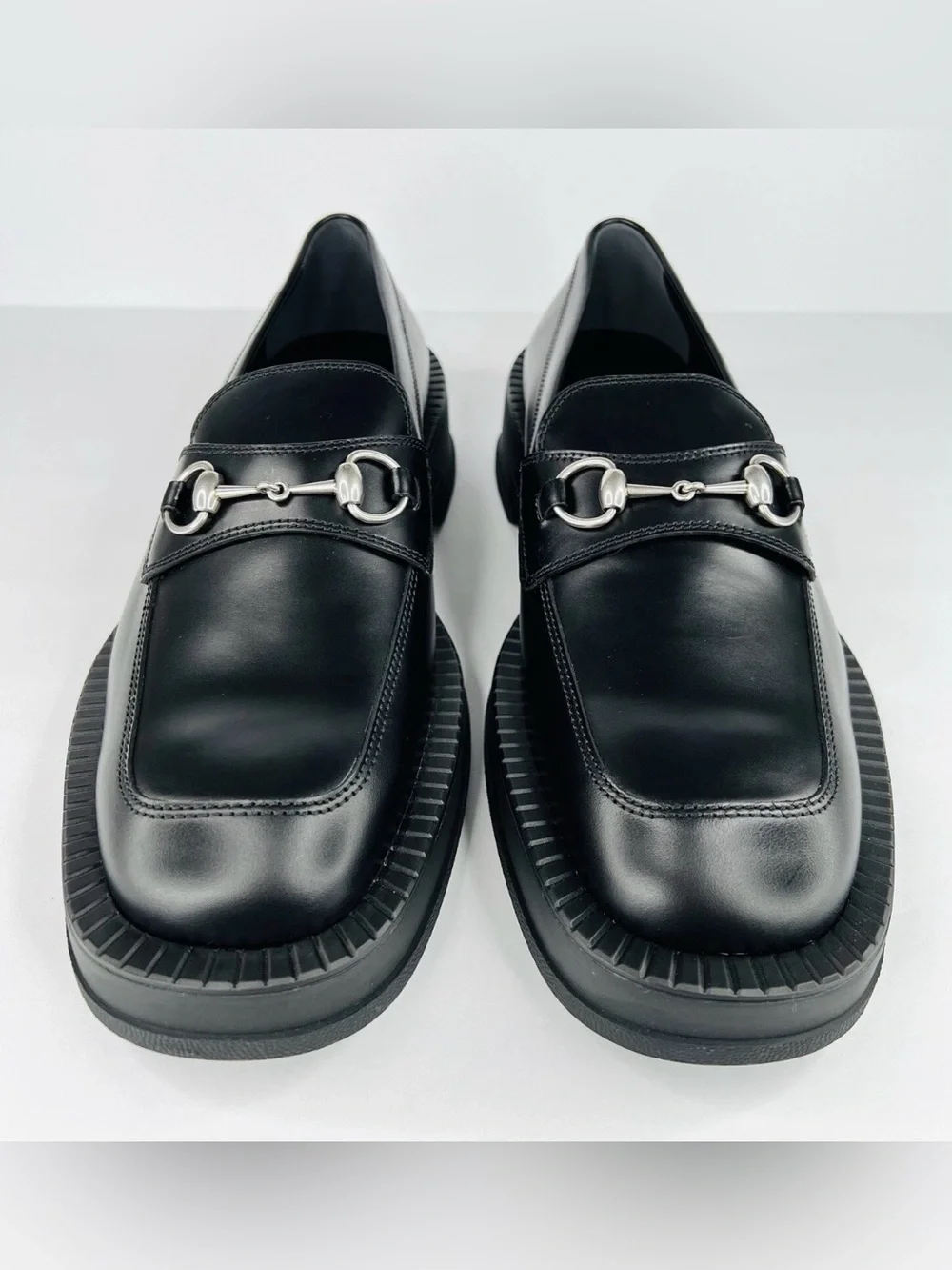 GUCCI Interlocking Horsebit Chucky Rubber Sole Loafers UK 11.5 - US 12 - EU 45.5