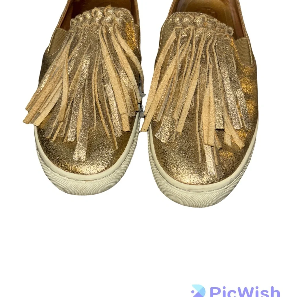 Tory Burch Fria Fringe leather Sneakers 10