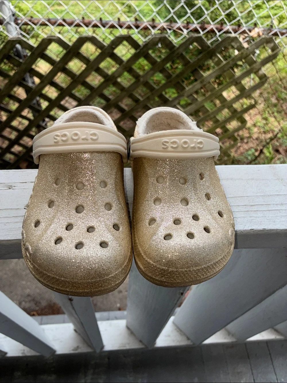 CROCS sparkling glitter