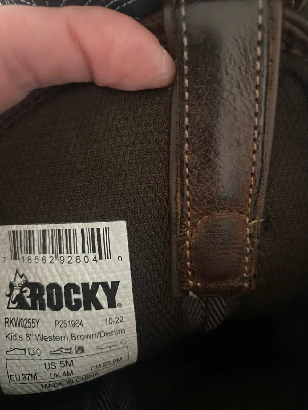 Rocky durable cowboy