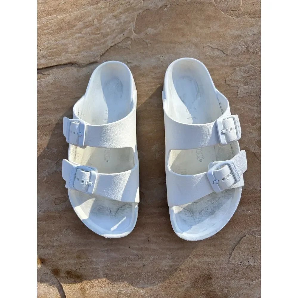 Birkenstock Arizona Eva Sandals Kids Size EU 31 US 13 White Slip On