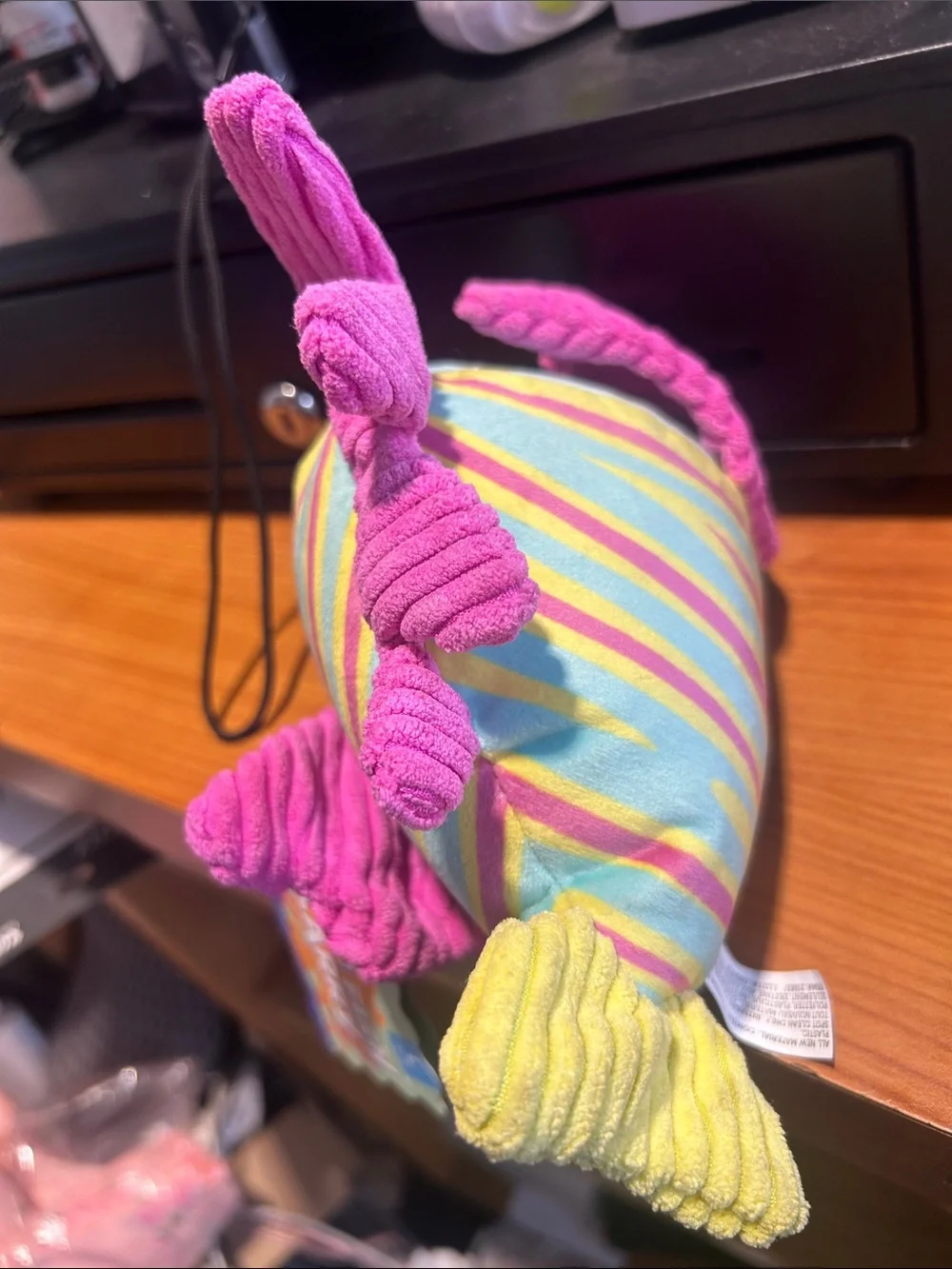Bark plush fish