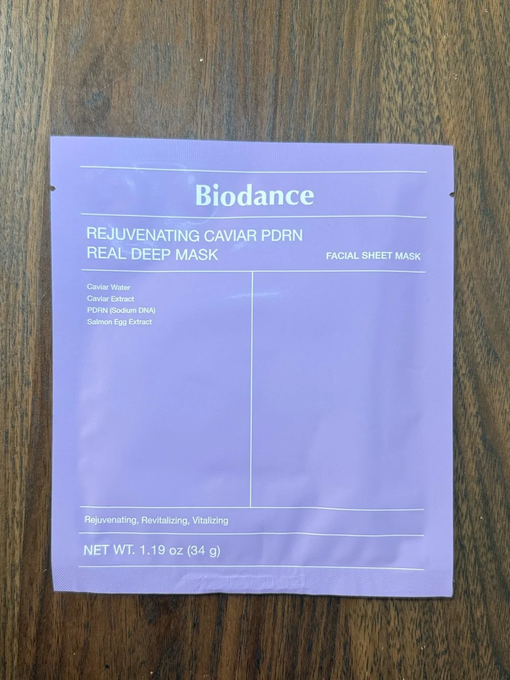BIODANCE Rejuvenating Caviar PDRN Real Deep Mask (4-Pack)