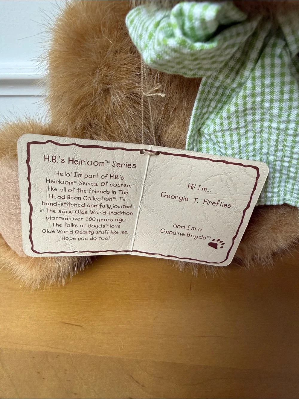 Boyds Bears bow firefly boyds