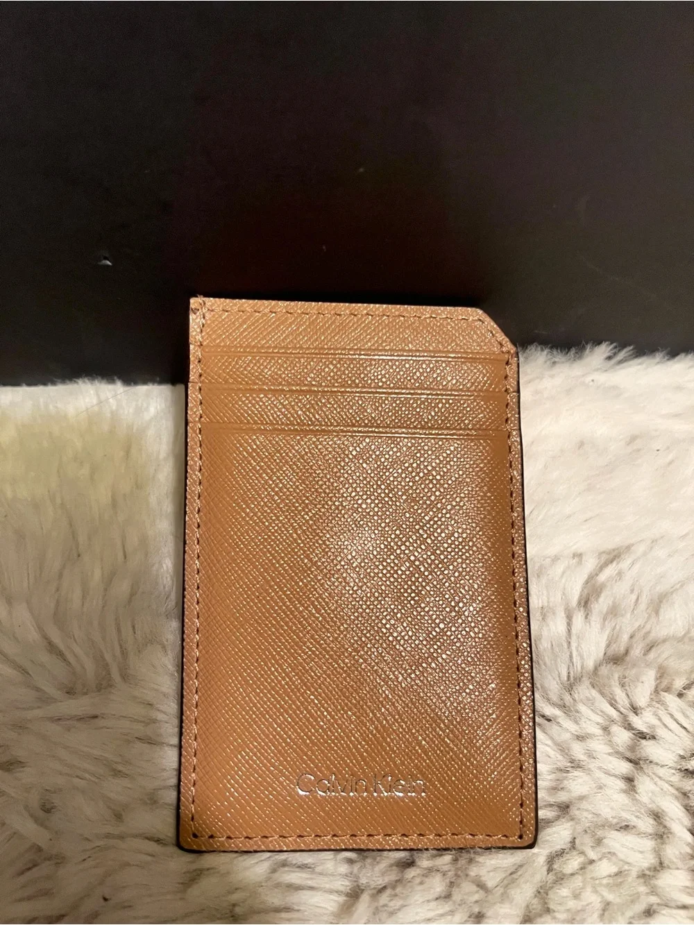Calvin Klein central leather