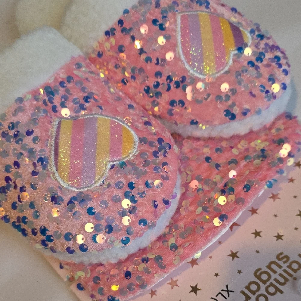 rainbow sugar charming slippers
