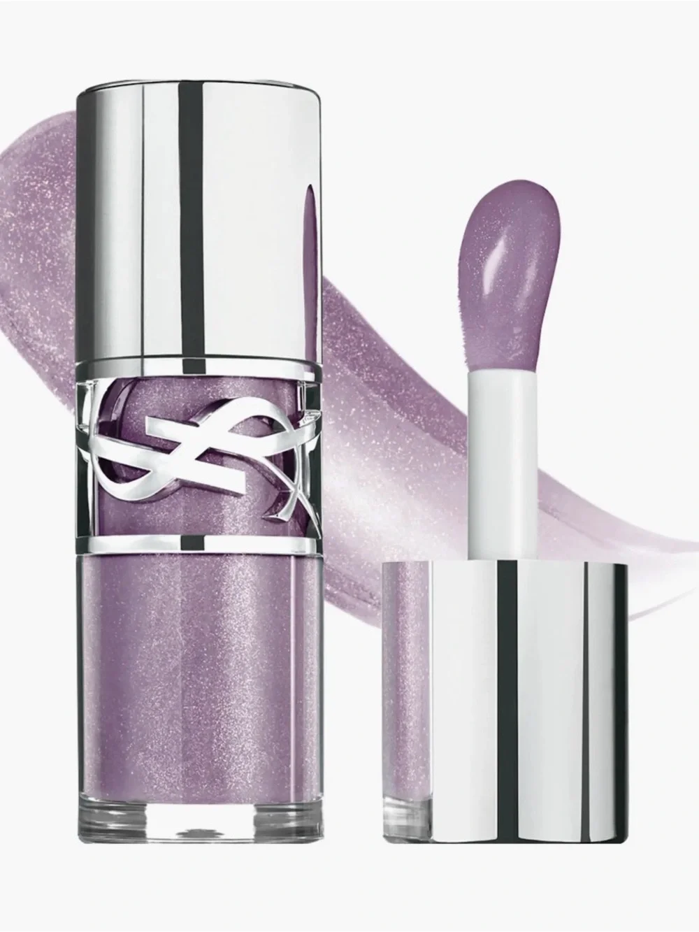 NIB YSL Loveshine Plumping Lip Oil Gloss - Shade 01 Thunder Stealer