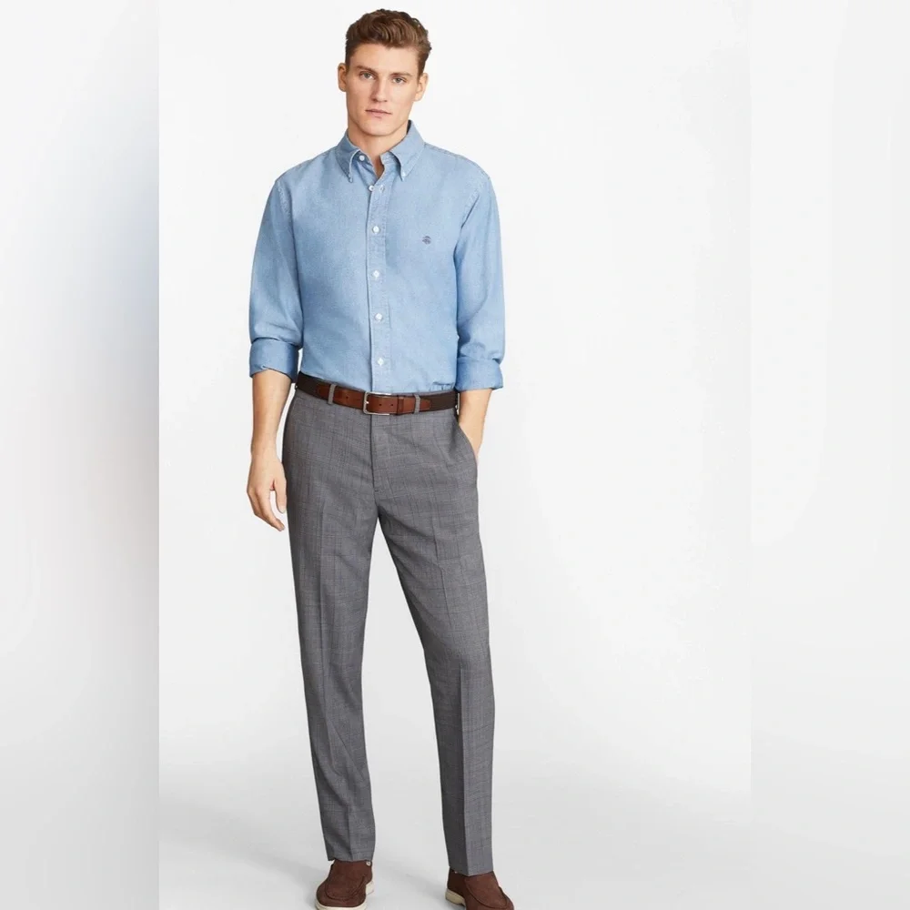 Banana republic men’s 33/30 Taylor‎ fit gray dress pants, straight legs
