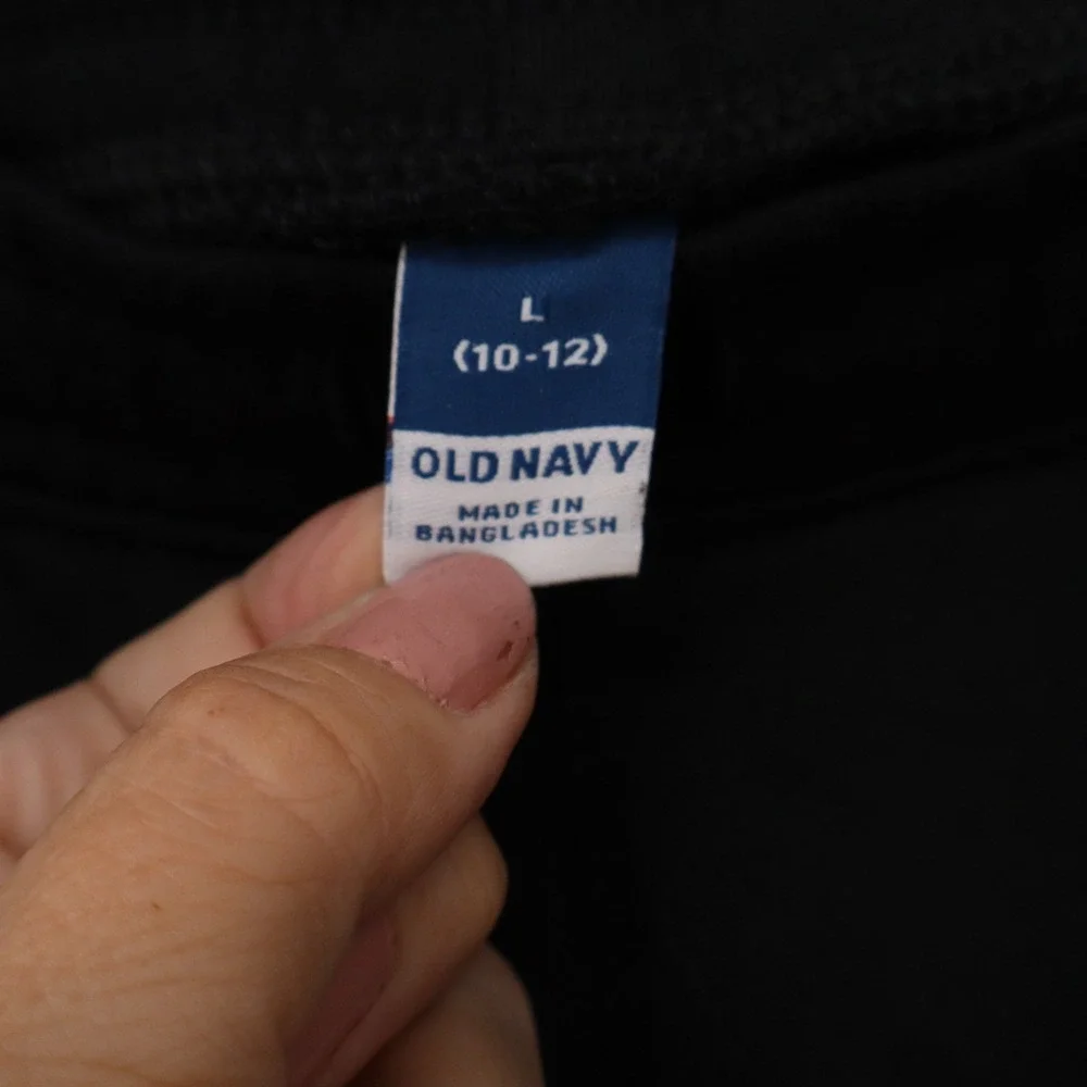 Old Navy joggers material side