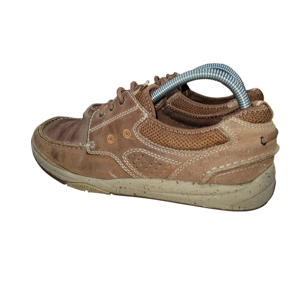 Clarks 1825 Armada Men's Brown‎ Leather Casual Boat Shoes Size 8 M