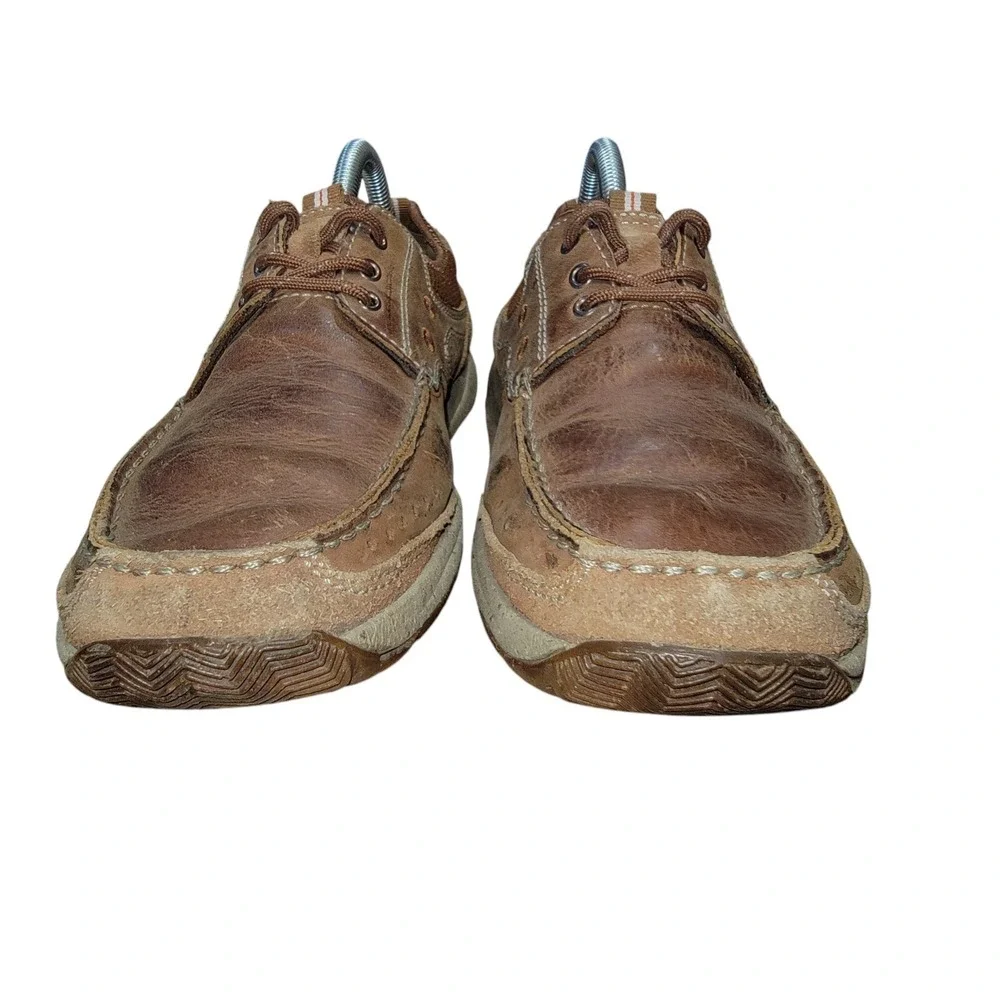 Clarks 1825 Armada Men's Brown‎ Leather Casual Boat Shoes Size 8 M