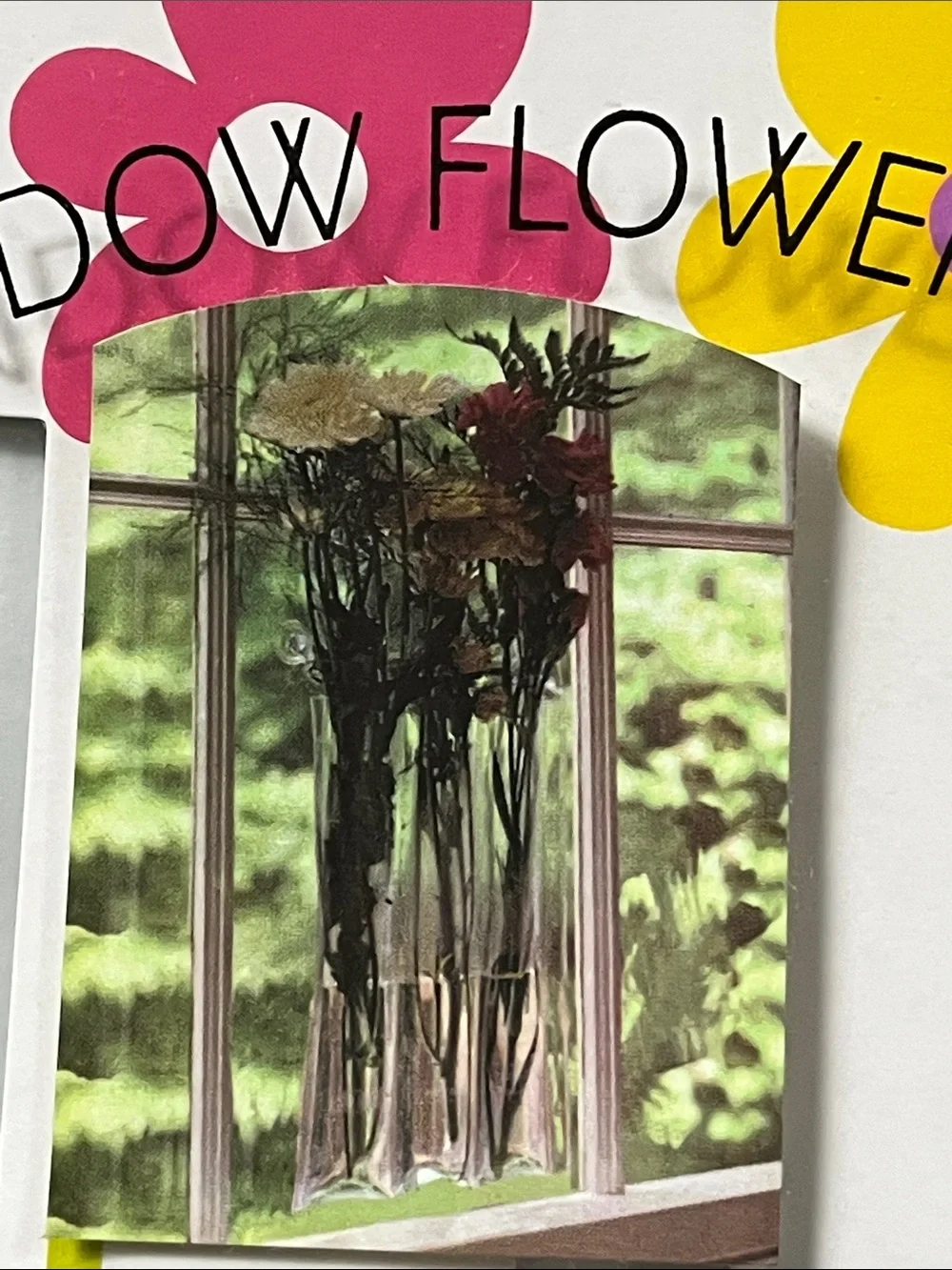 Window Flower Vase 5 Individual Sleeves to Hold Single Flowers Floral NWT