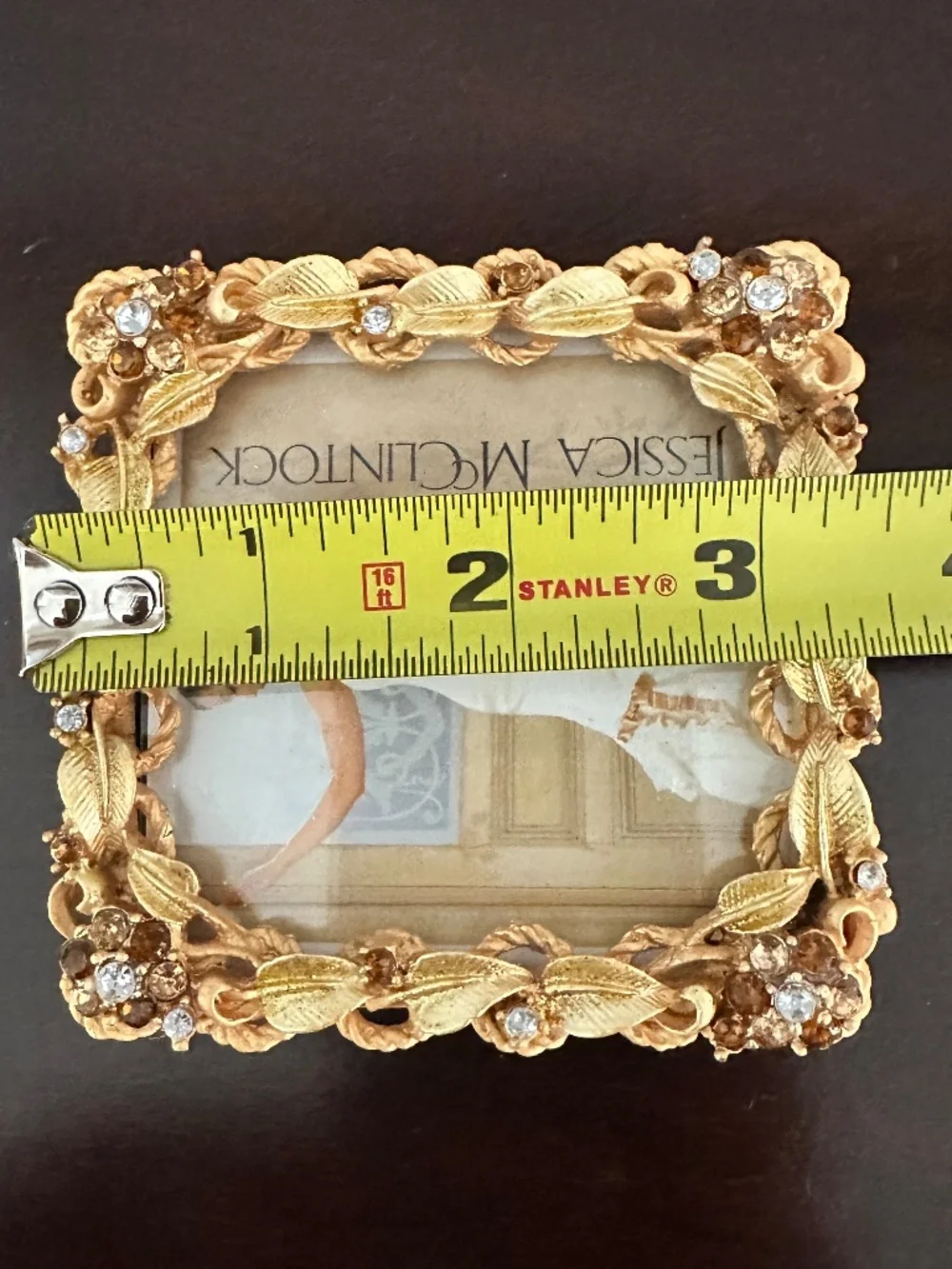 Jessica McClintock vintage 3”x
