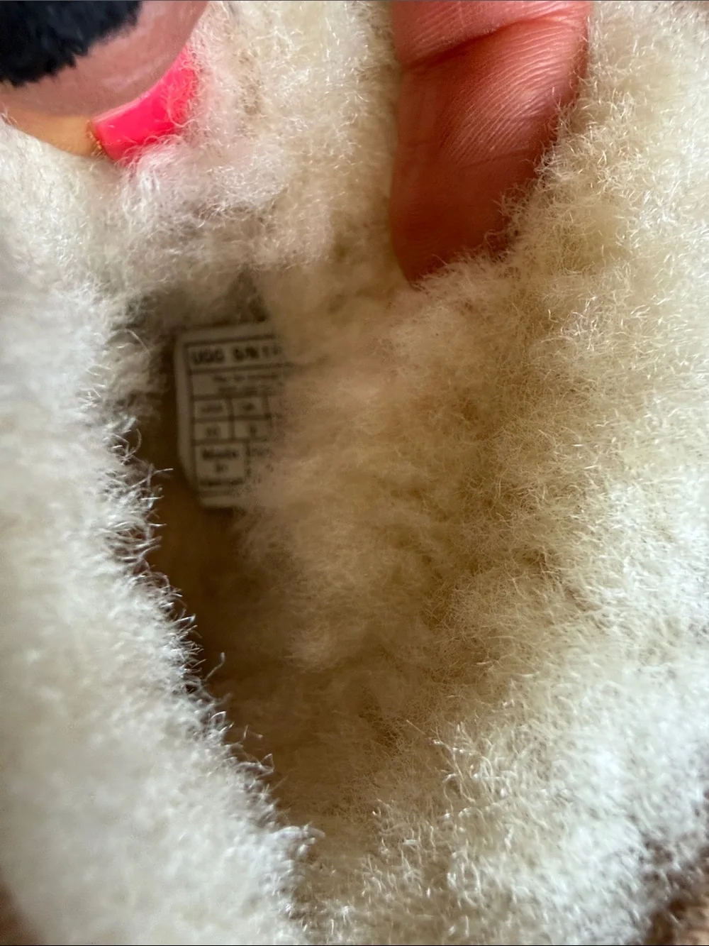 UGG chestnut front soles