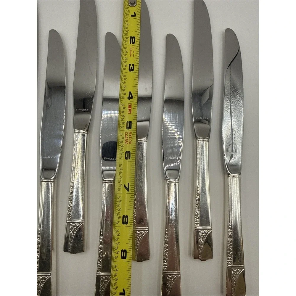 8 PCs Oneida  CAPRICE Nobility Plate Silverplate 9-1/8