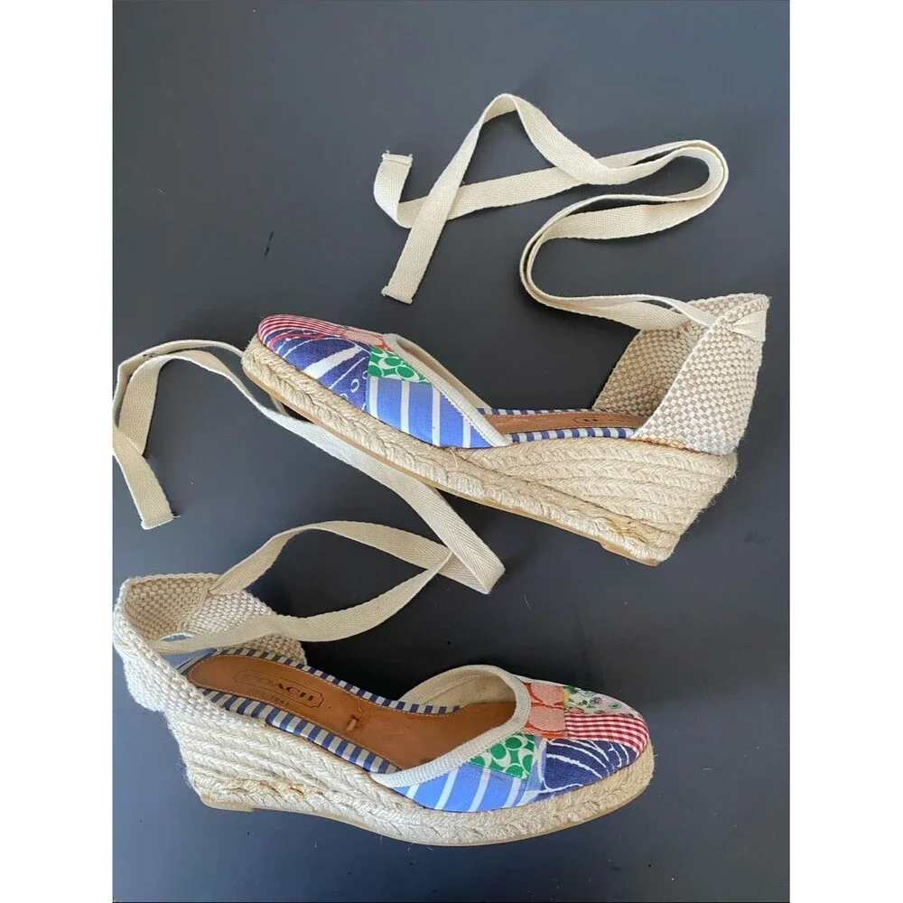 Coach patchwork espadrille
