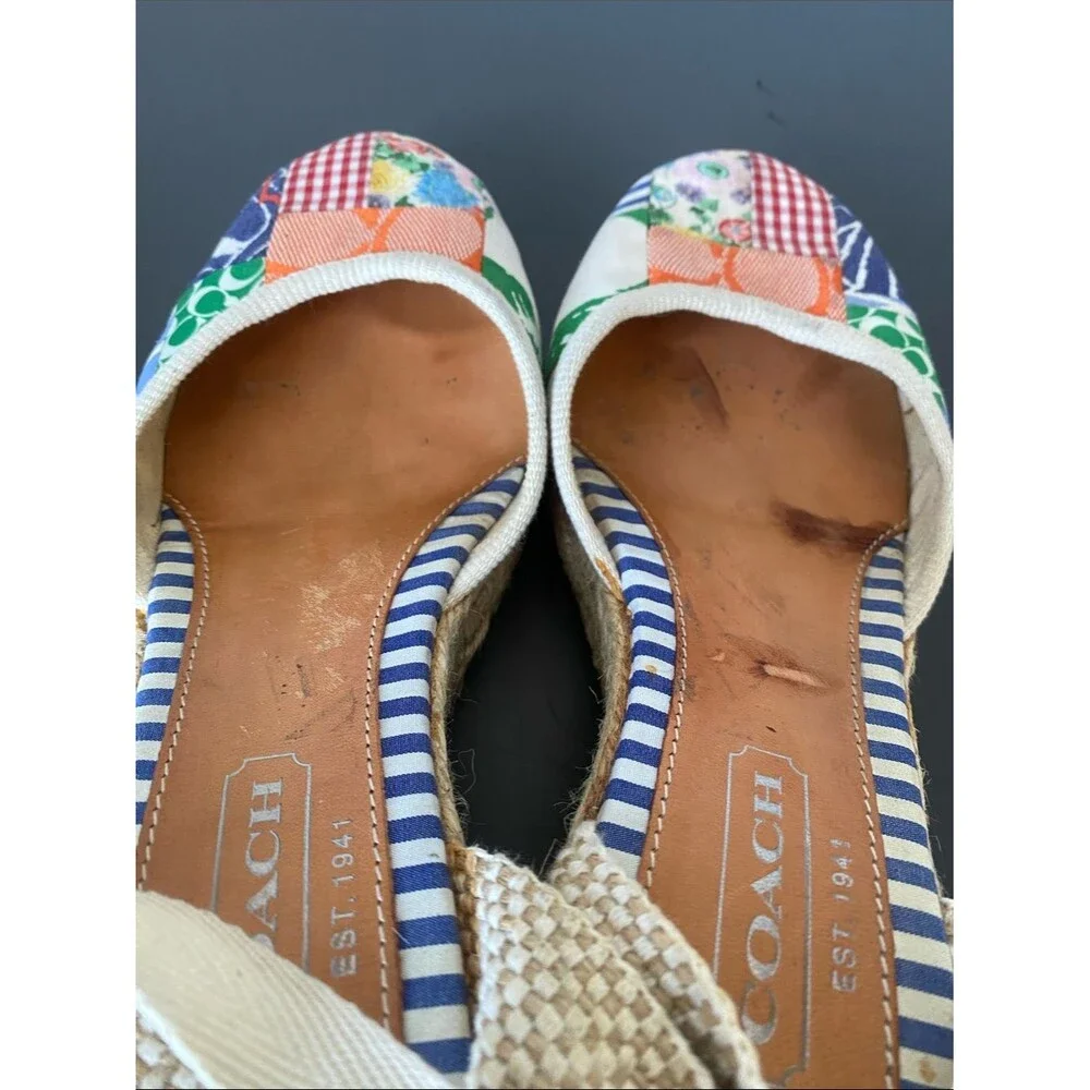 Coach patchwork espadrille