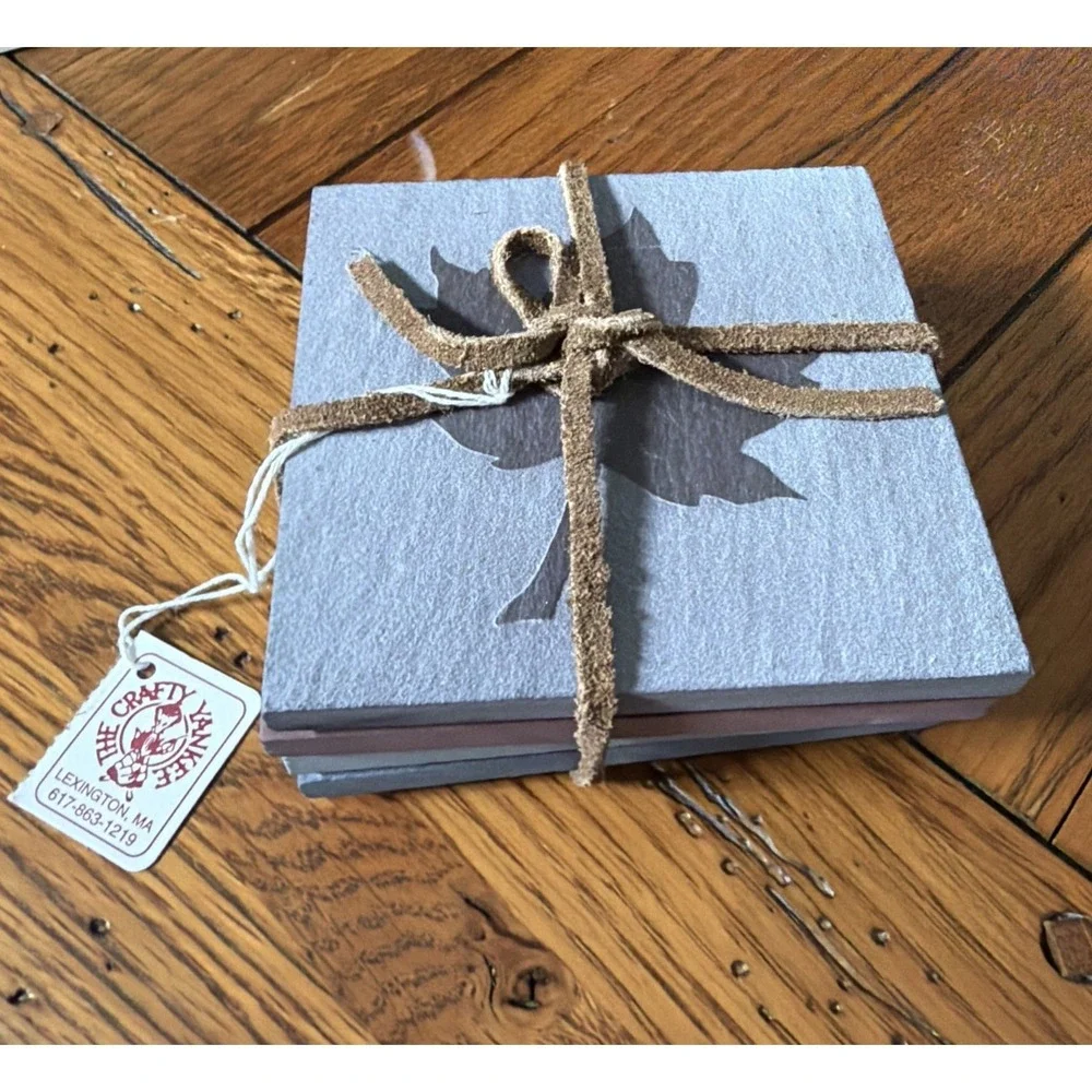 The Crafty Yankee Cement Stone Assorted Coasters 4
