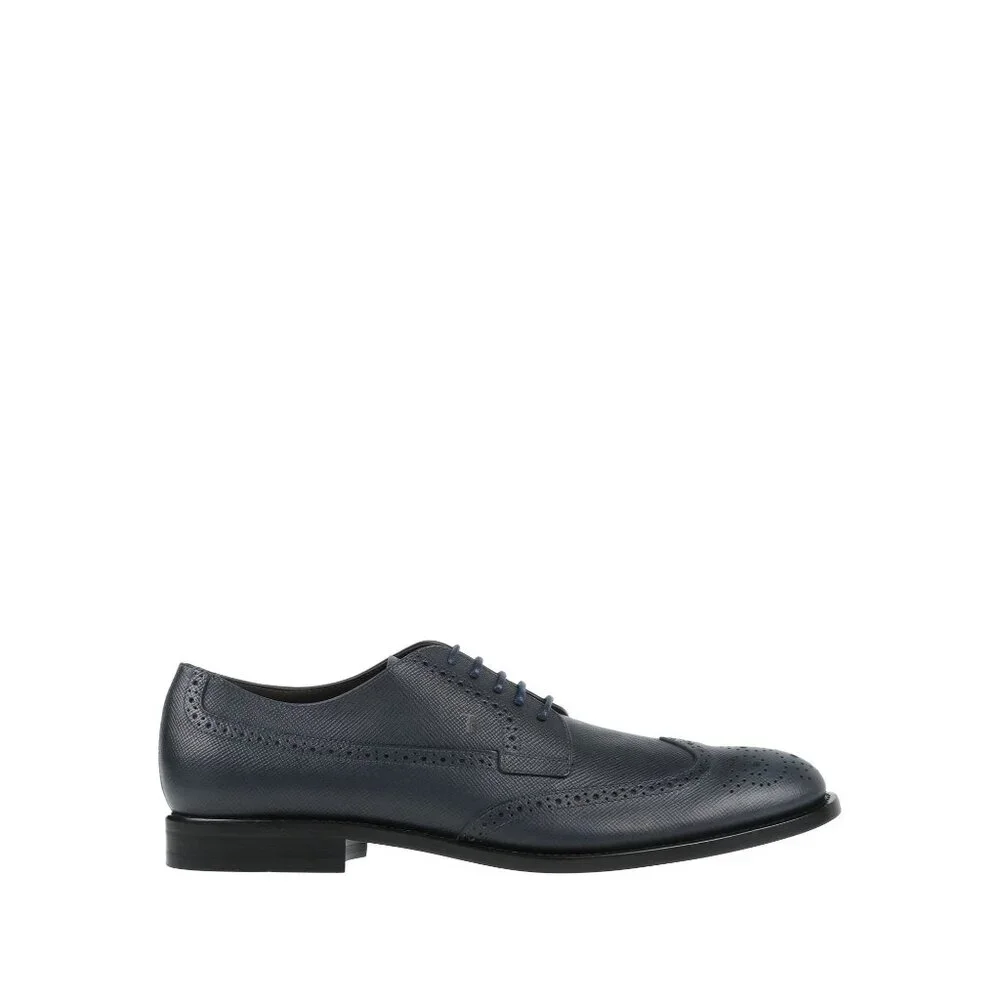 Tods Men’s Blue Leather Oxford Shoes - Size‎ 8