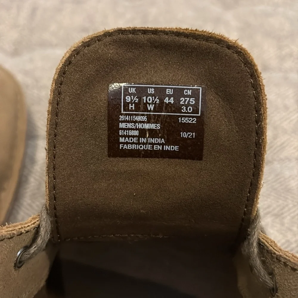 Clarks good stiching
