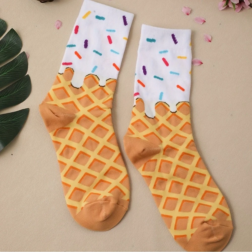 ice cream socks - new, super cute giftable summer 711