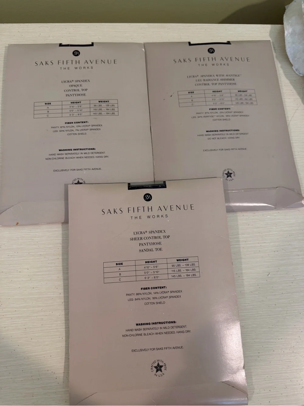 Saks Fifth Avenue lot saks
