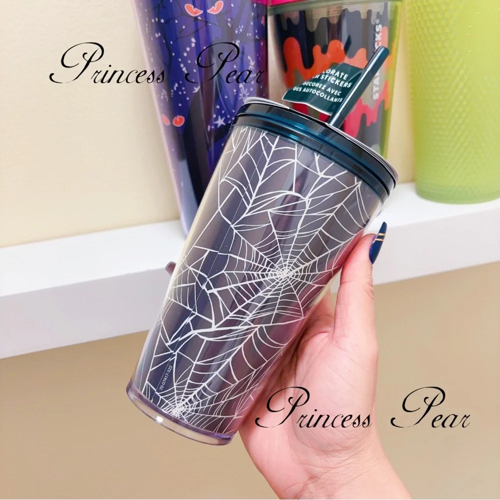 5x Starbucks halloween Glow in the dark Studded