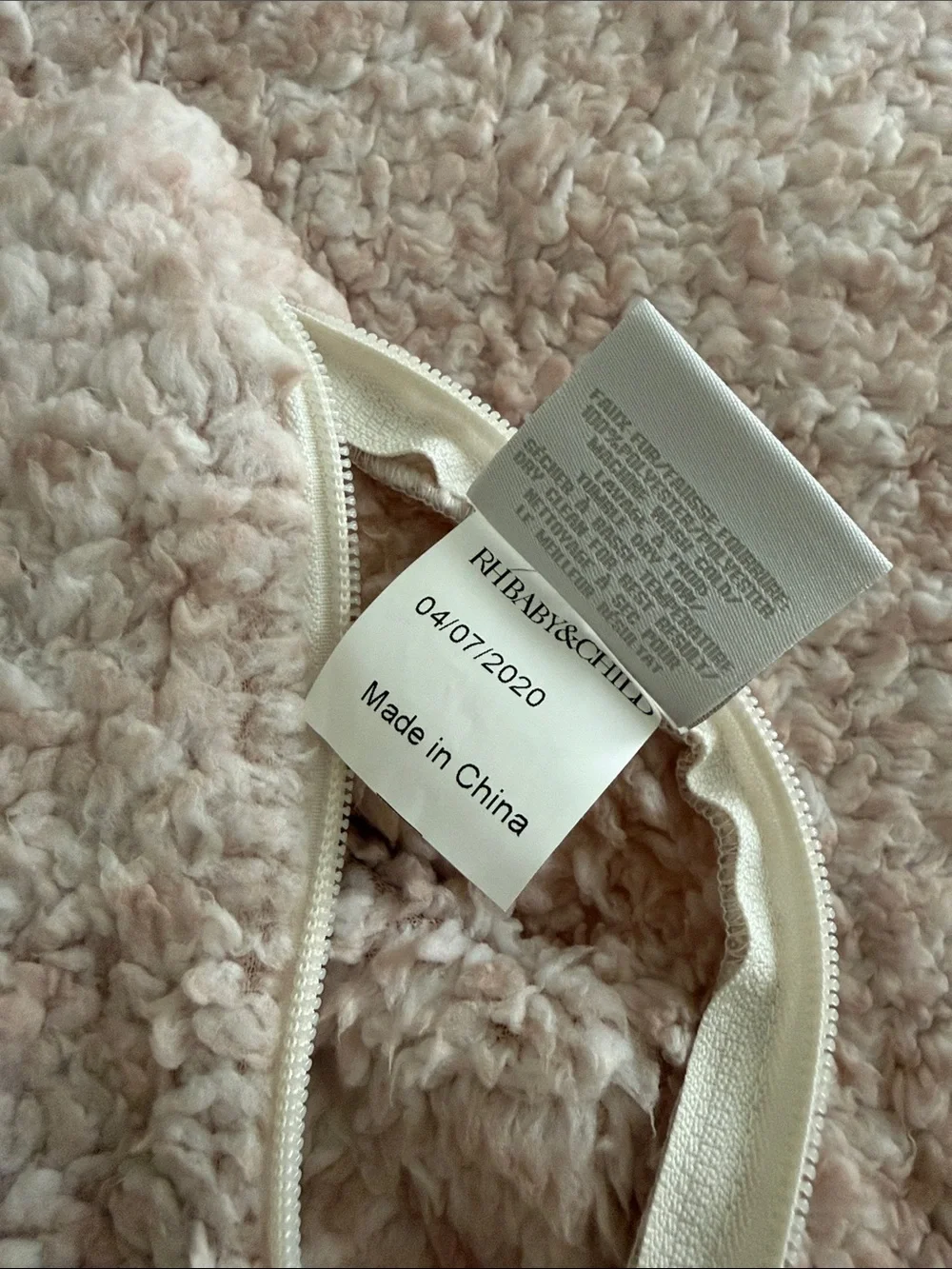 Restoration Hardware plush pillow