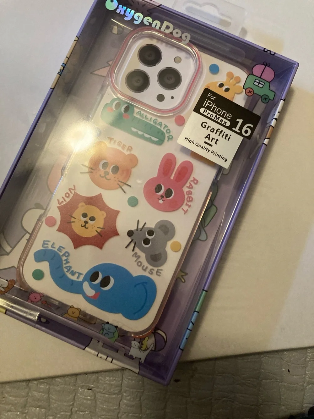 Oxygen dog phone case