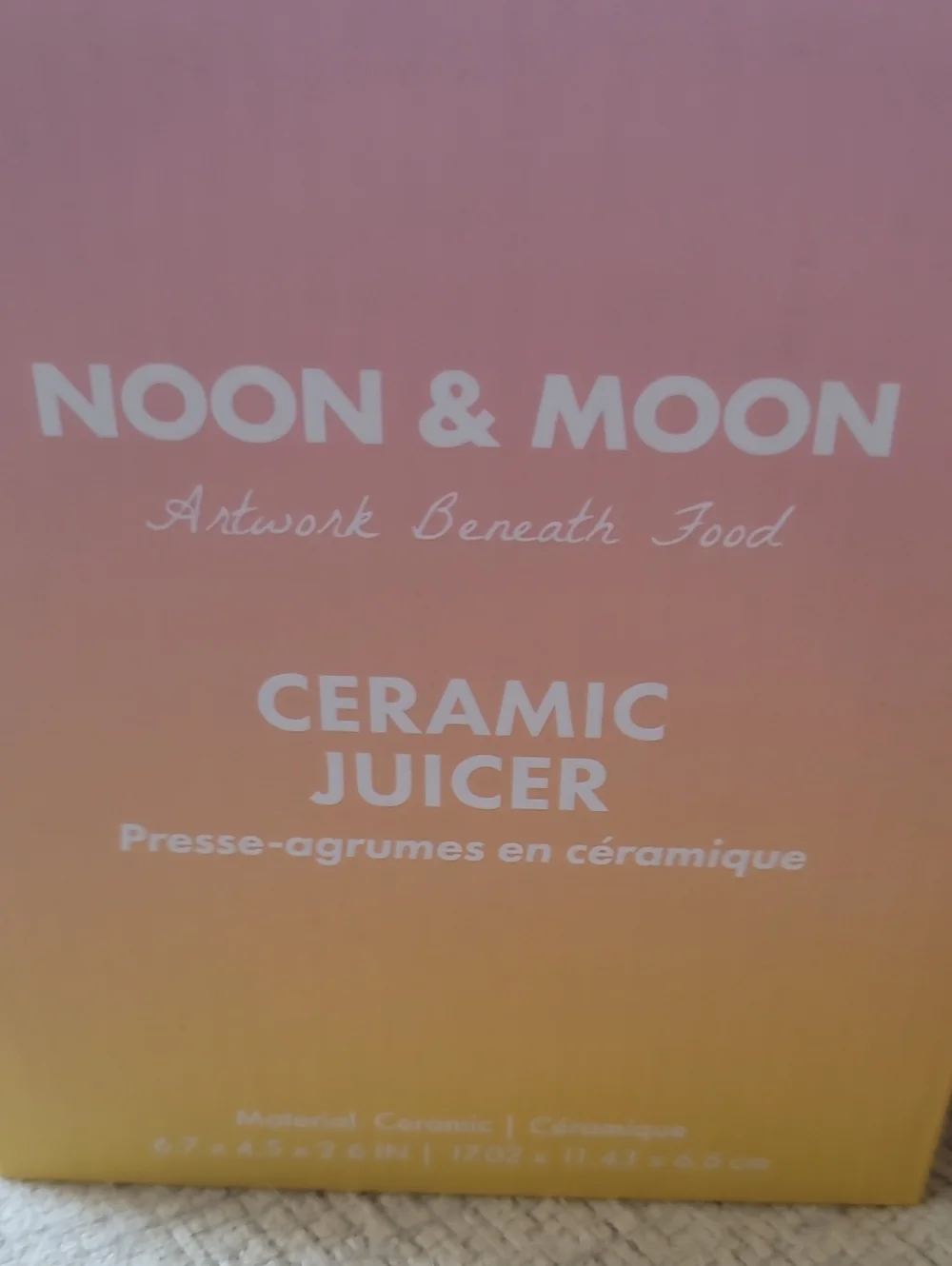 noon & moon ceramic juicer